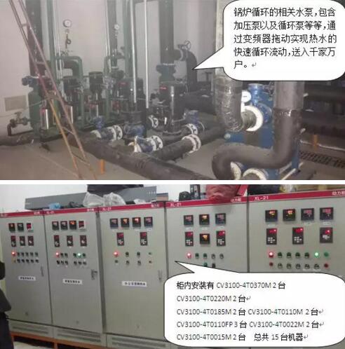 白云水泵在本文介紹易驅CV3100系列變頻器在甘肅天水甘谷縣供暖系統上的應用